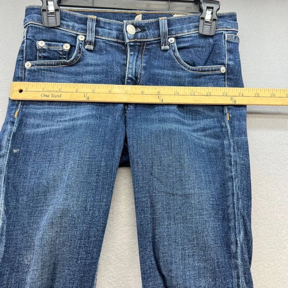 rag & bone Women's Skinny Jeans Size 25 (2) Medium Denim Wash - Picture 3 of 14